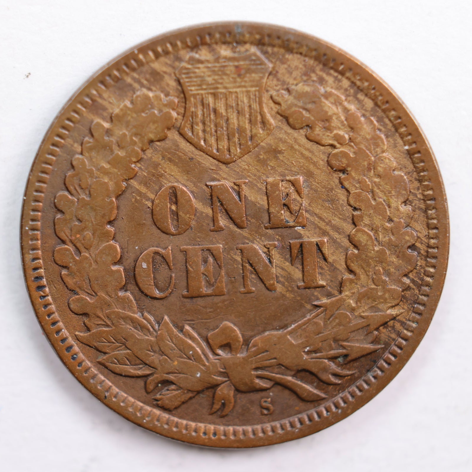 1908-S Indian Head Cent, Fine Circulated Coin, Store #CT0651