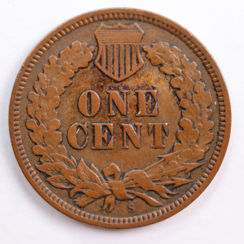 1908-S Indian Head Cent, Very Fine Circulated Coin, Store