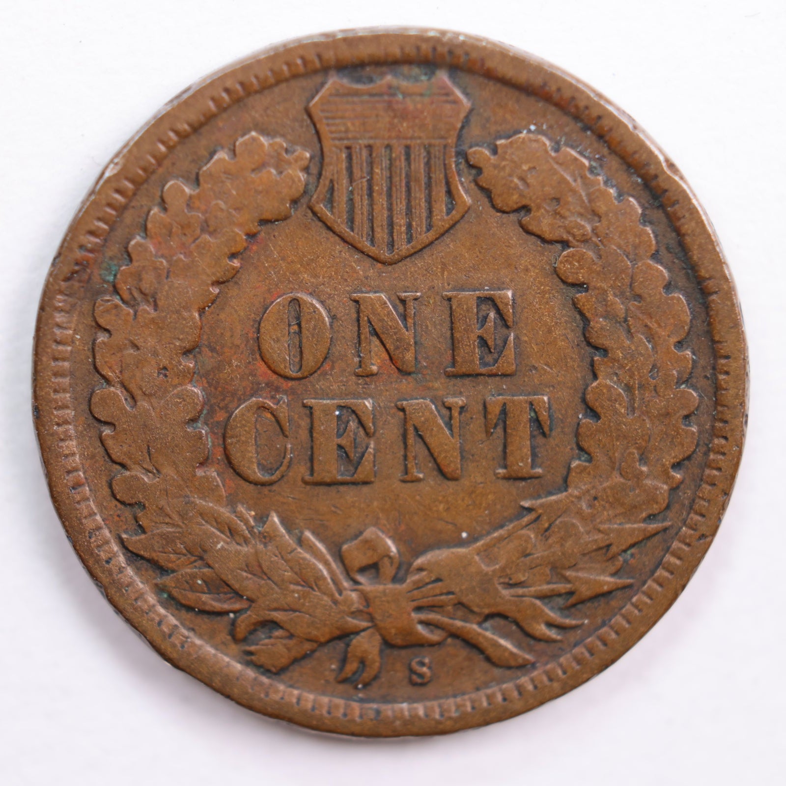 1908-S Indian Head Cent, Very Good Circulated Coin, Store #CT0654