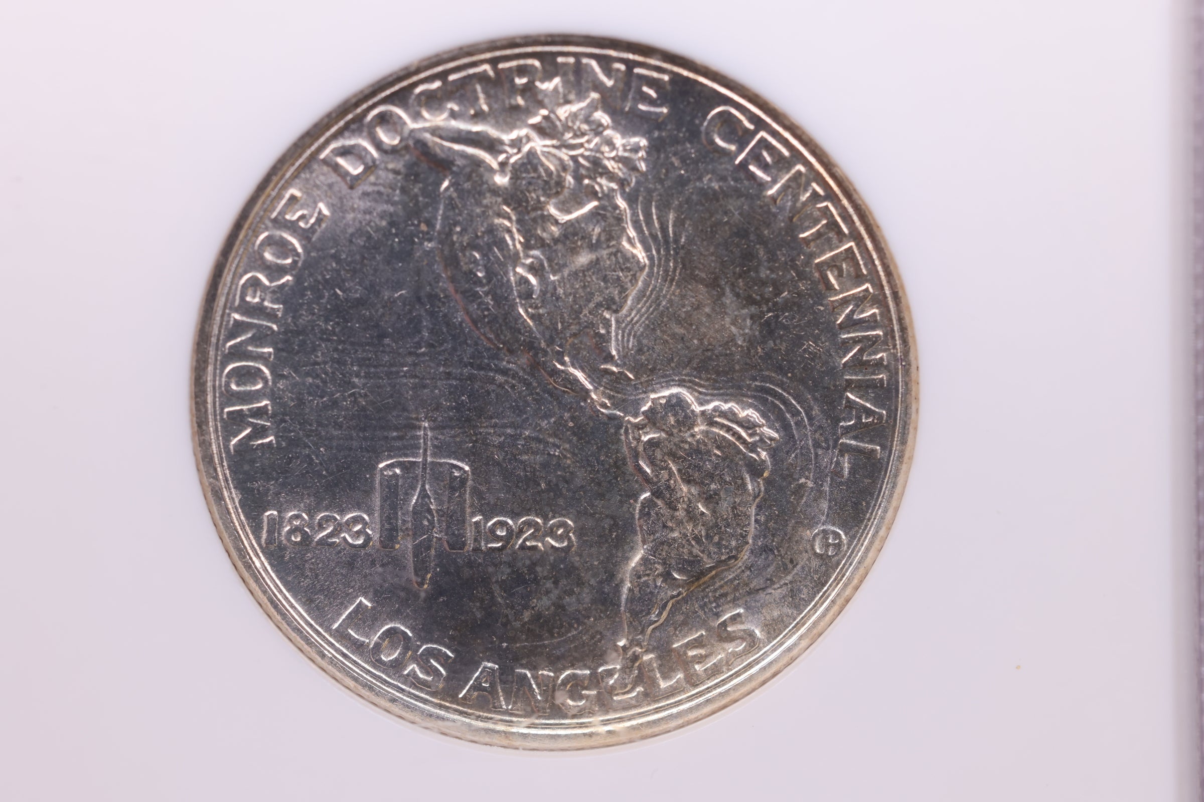 1923-S 50C, Monroe Doctrine., Commemorative., NGC MS64., Store #GEC0012