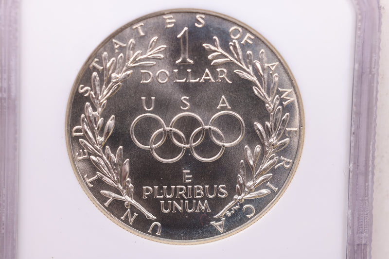 1988-D $1 OLYMPICS Commemorative., NGC Graded., Store