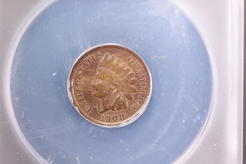 1908-S Indian Head Cents, ANACS Very Fine 20, Store Sale 1914342.