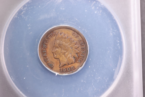 1908-S Indian Head Cents, ANACS Very Fine 25, Store Sale 1914343.