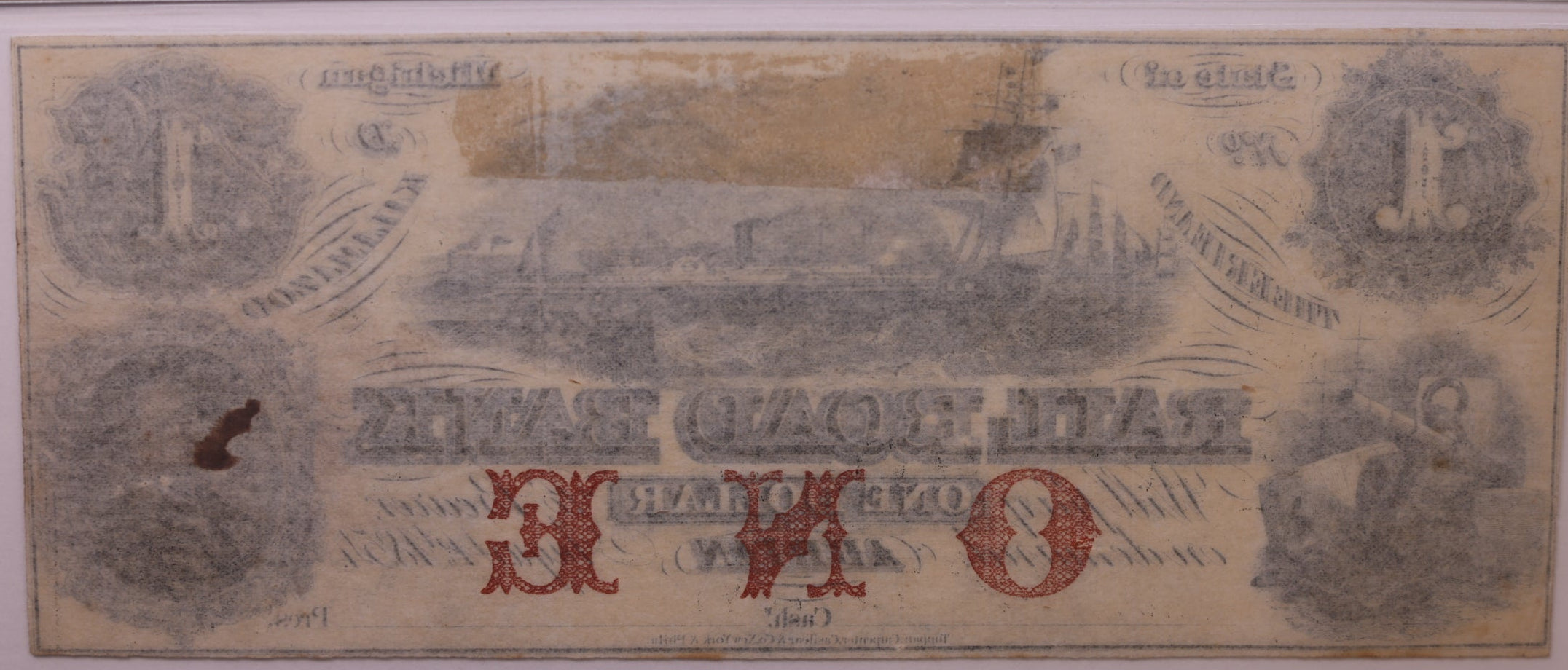 1854 $1, Adrian, MI, Remainder, Haxby MI-10-G24b, PCGS VF30, STORE #GMI145