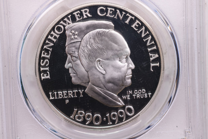 1990-P $1, EISENHOWER Commemorative., PCGS Graded., Store