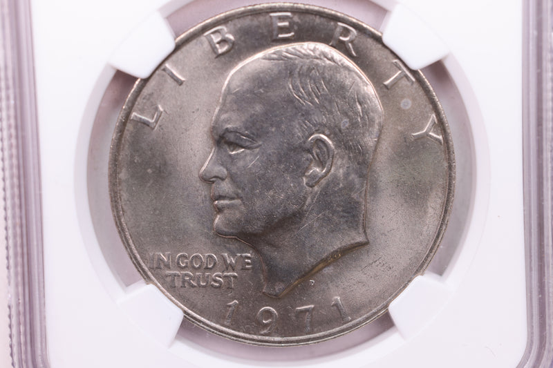 1971-D Eisenhower Dollar., NGC Graded., Store