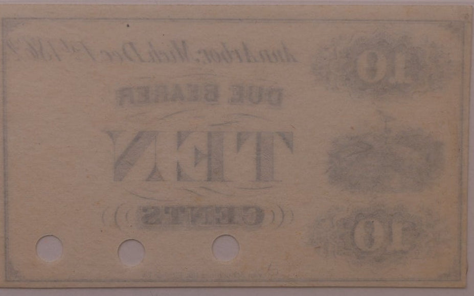 1862 50C, Ann Arbor, MI, Lee ANN-7-2, PCGS Choice UNC-64 PPQ, STORE #GMI148