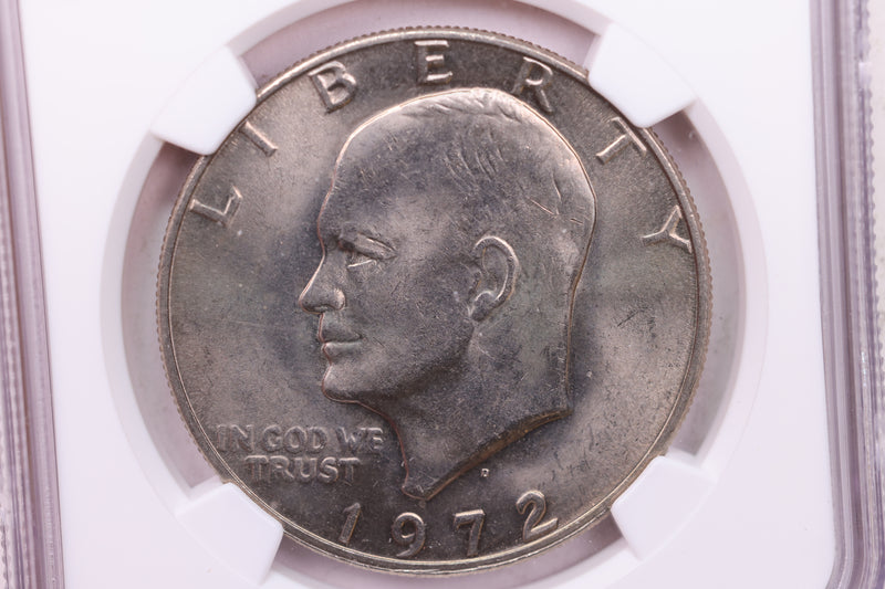1972-D Eisenhower Dollar., NGC Graded., Store