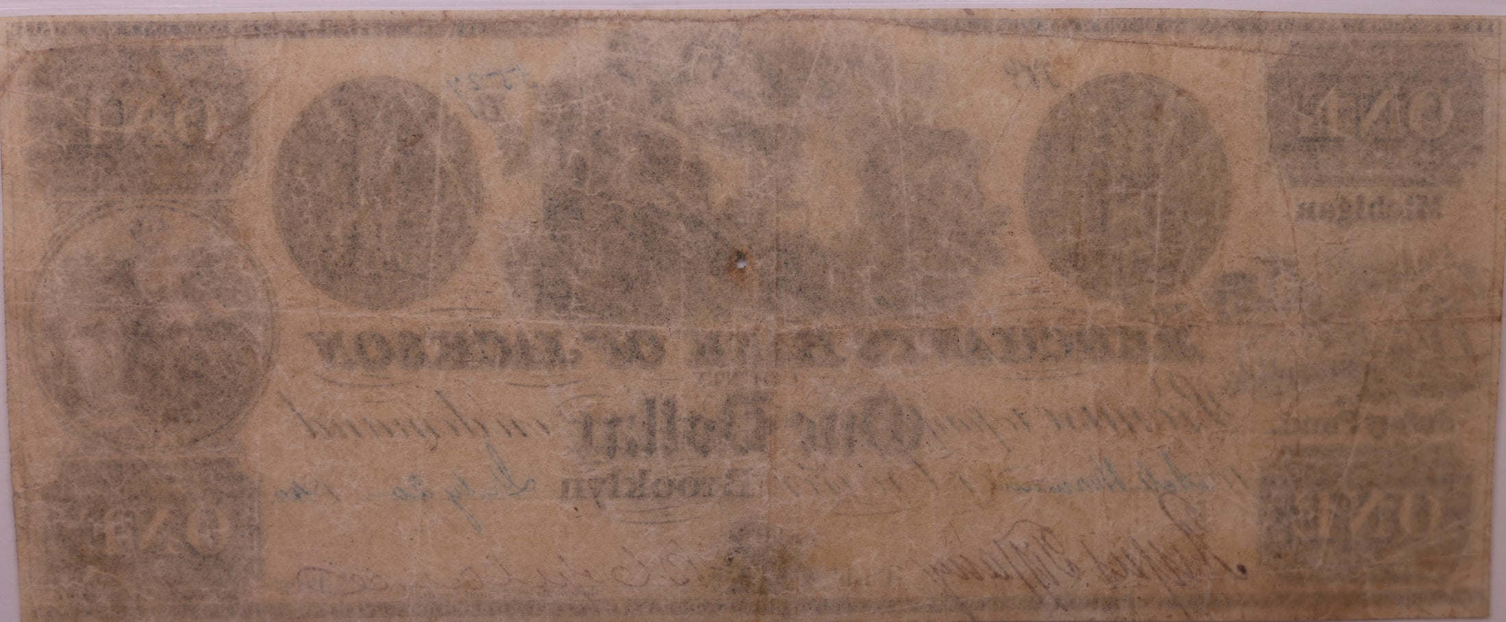 1838-41 $1 Brooklyn, MI, Haxby # MI-95-G2, PCGS Very Fine-25, STORE #GMI152