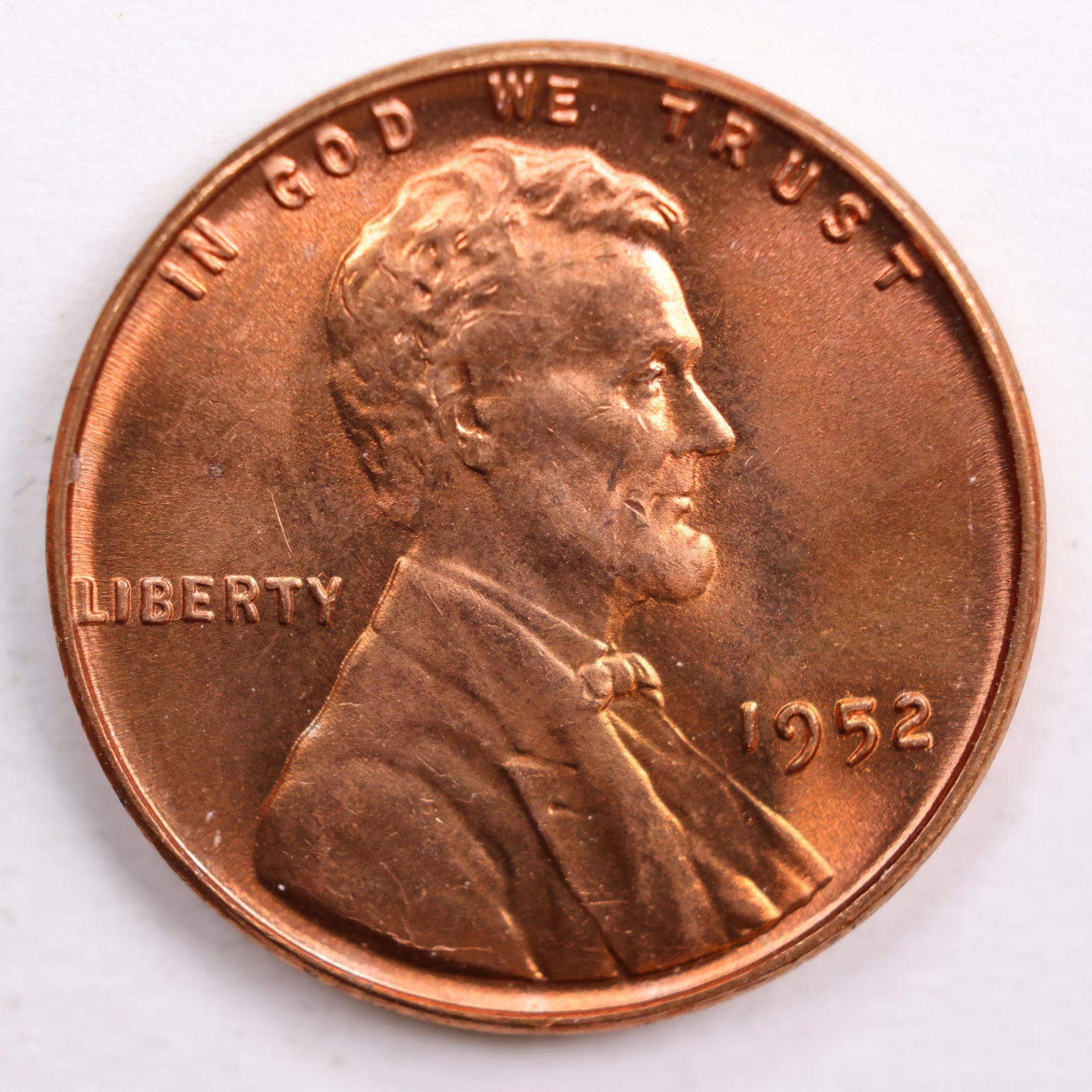 1952 Lincoln Wheat Cent, Mint State Uncirculated Coin, Store #CT0679
