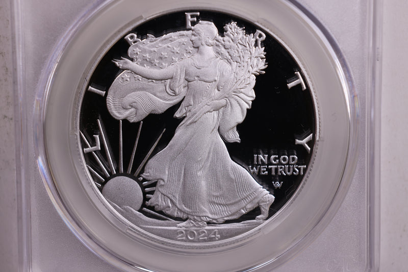 2024-S Proof American Silver Eagle., CAC Grading PR-68., Store