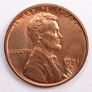 1951-D Lincoln Wheat Cent, Mint State Uncirculated Coin, Store