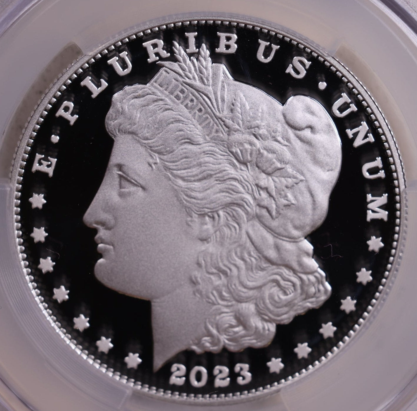2023-S Morgan Silver Commemorative Proof, CAC PR70, Store #GMC236