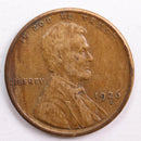 1926-S Lincoln Wheat Cent, Fine Circulated Coin, Store