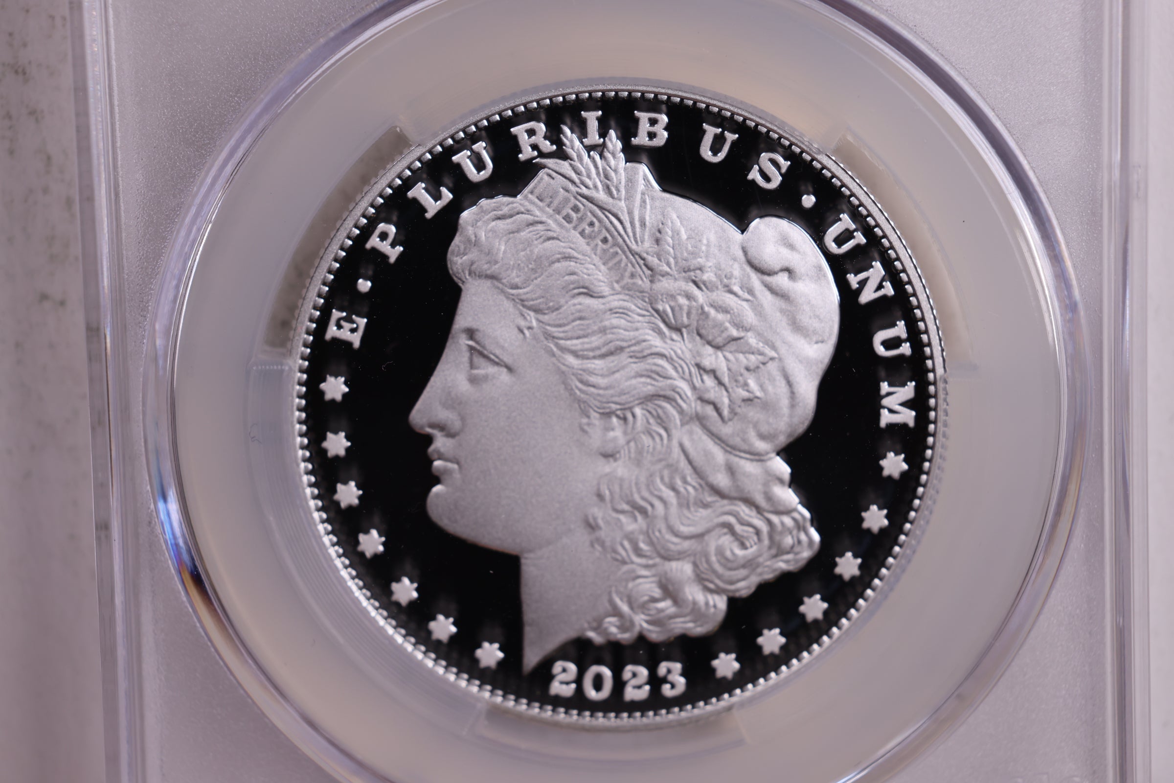 2023-S Morgan Silver Commemorative Proof, CAC PR70, Store #GMC236