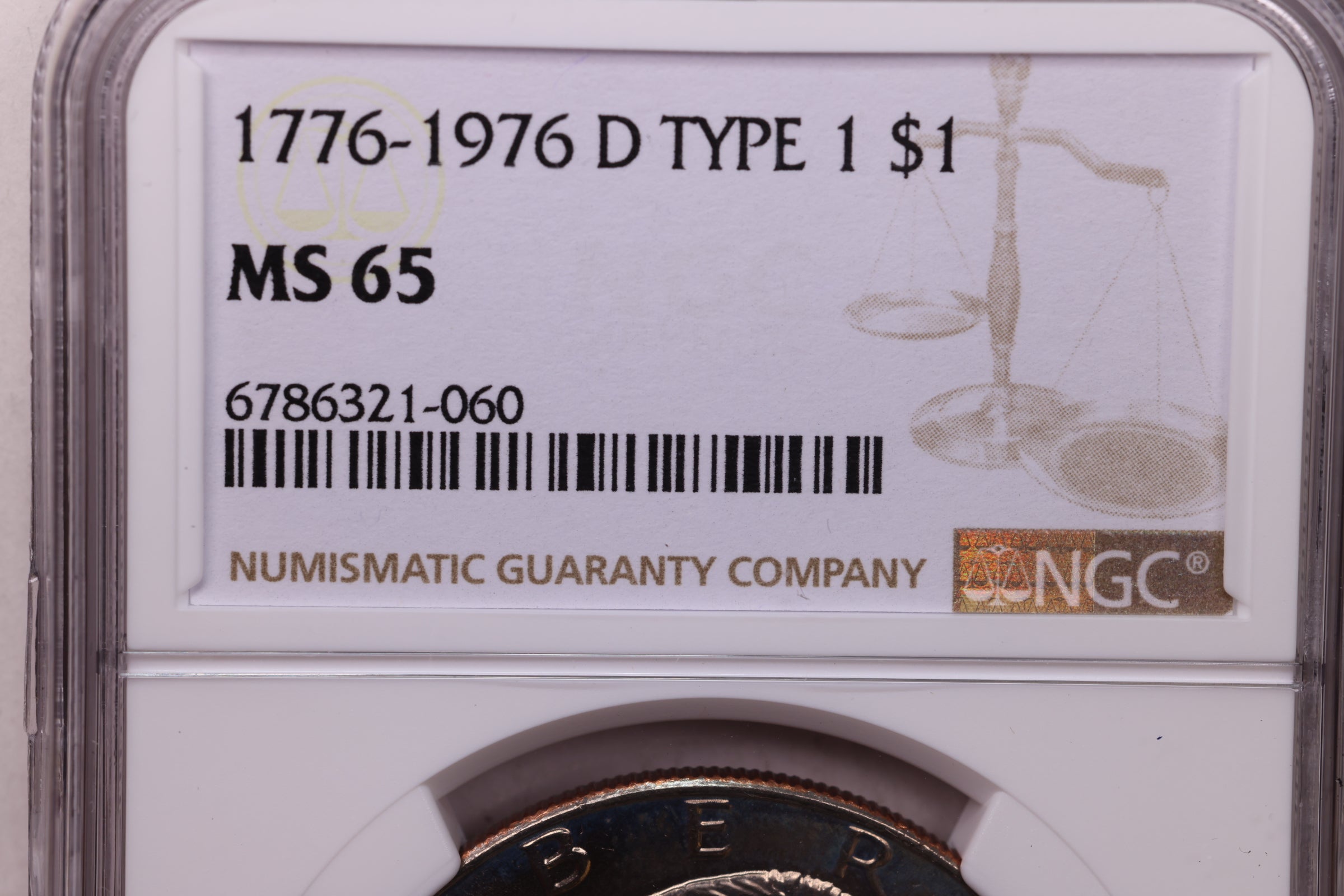 1976-D Eisenhower Dollar, NGC MS 65, Store #GDR0237
