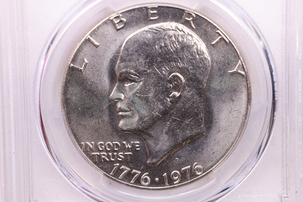 1976-D Eisenhower Dollar., PCGS Graded., Store #18795