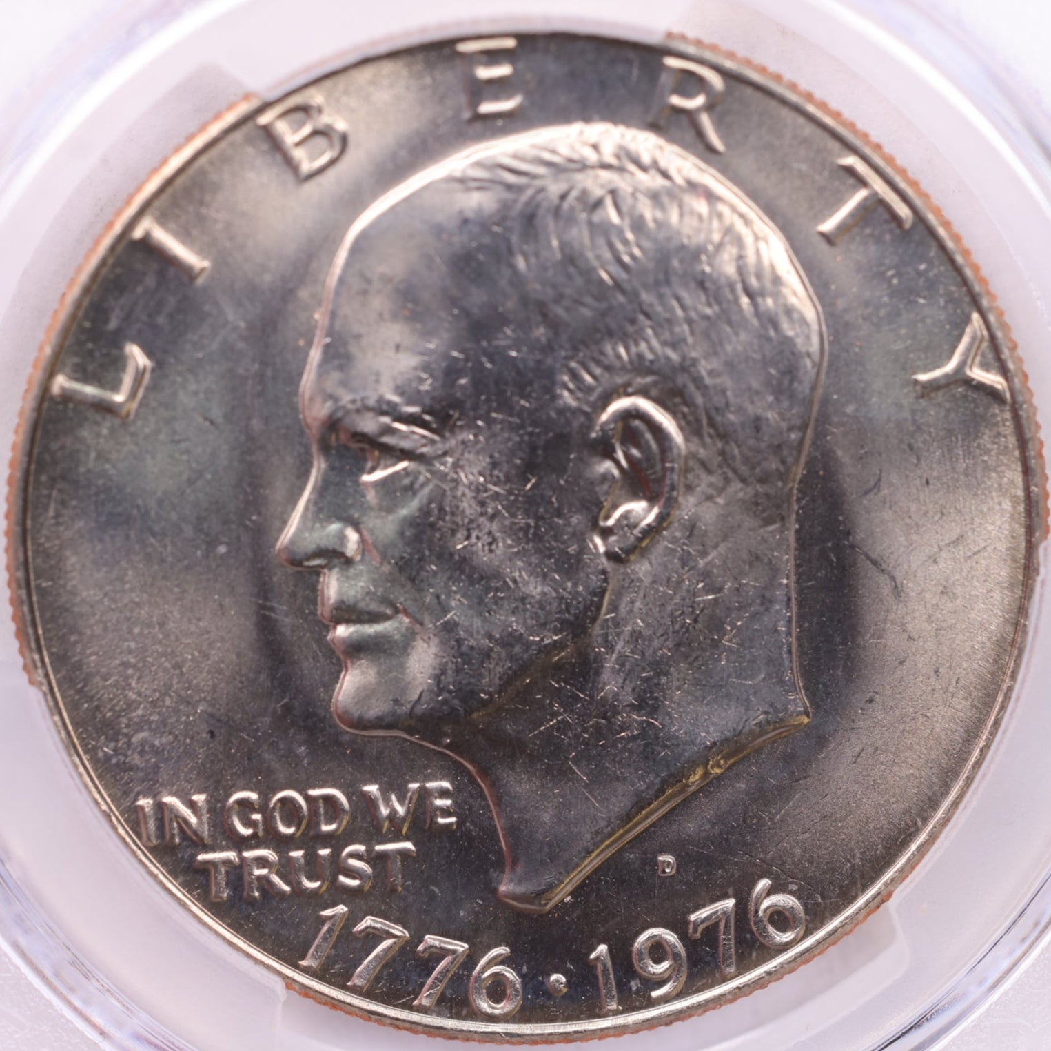 1976-D Eisenhower Dollar, PCGS MS65, Store #GDR0236