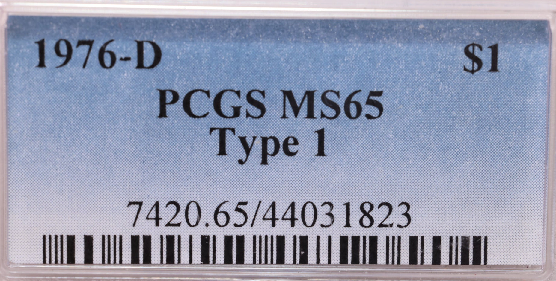 1976-D Eisenhower Dollar, PCGS MS65, Store #GDR0236