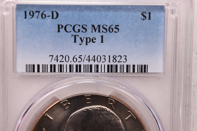 1976-D Eisenhower Dollar., PCGS Graded., Store