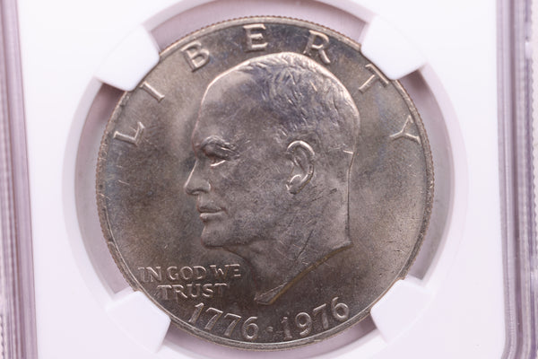 1976  Eisenhower Dollar., Type-2., NGC Graded., Store #18796