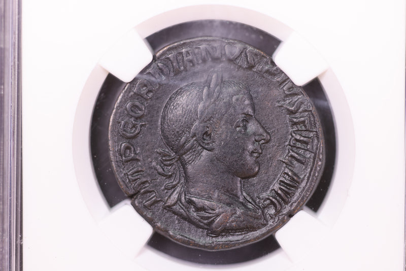 Roman Empire; Gordian III, AD 238-244, NGC VF, Store
