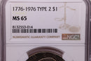 1976 Eisenhower Dollar Type 2, NGC MS 65, Store
