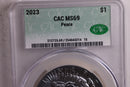 2023 Peace Silver Commemorative, CAC MS69, Store
