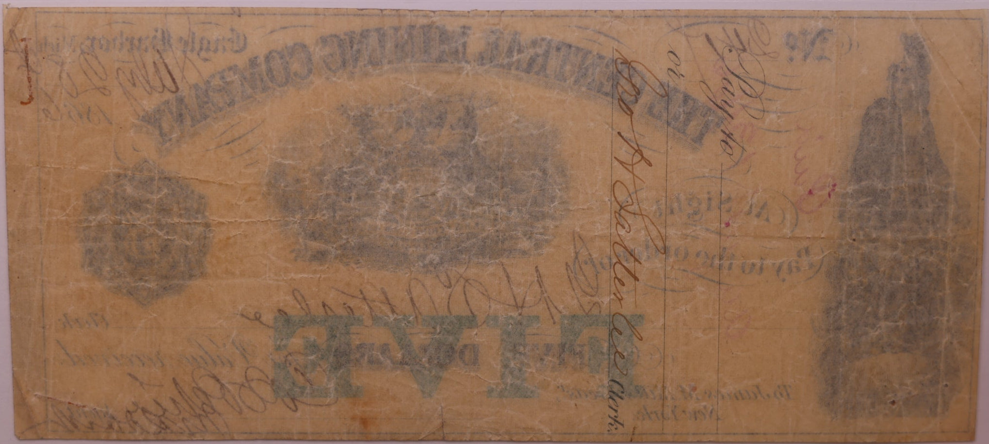 1860s $5 Eagle Harbor, MI, Lee CMGC-7-5, PCGS VF-25, STORE #GMI163
