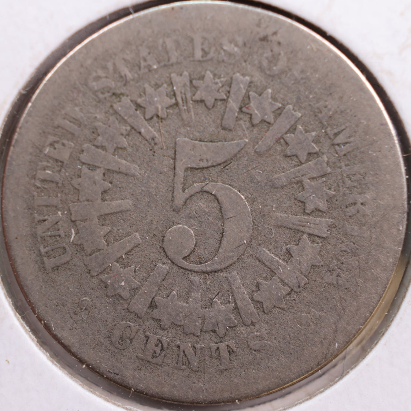 1886 Shield Nickel, Good Circulated Coin, Store #NL026