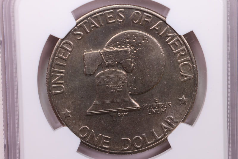 1976  Eisenhower Dollar., Type-2., NGC Graded., Store