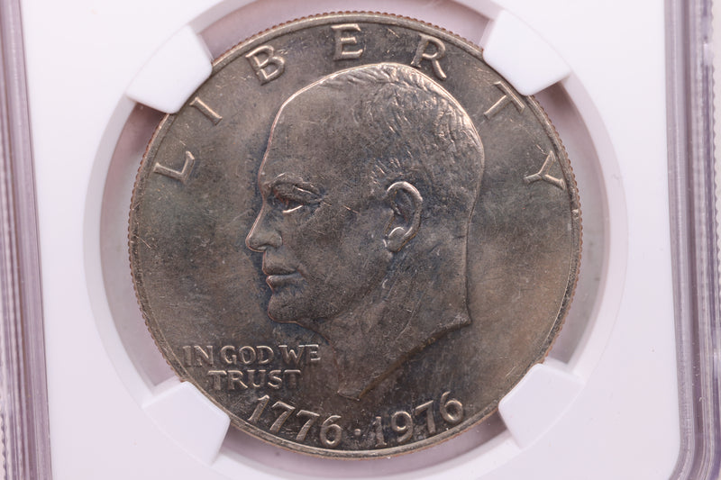 1976  Eisenhower Dollar., Type-2., NGC Graded., Store