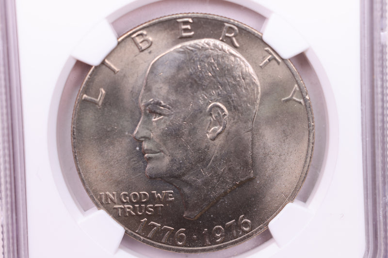 1976  Eisenhower Dollar., Type-2., NGC Graded., Store