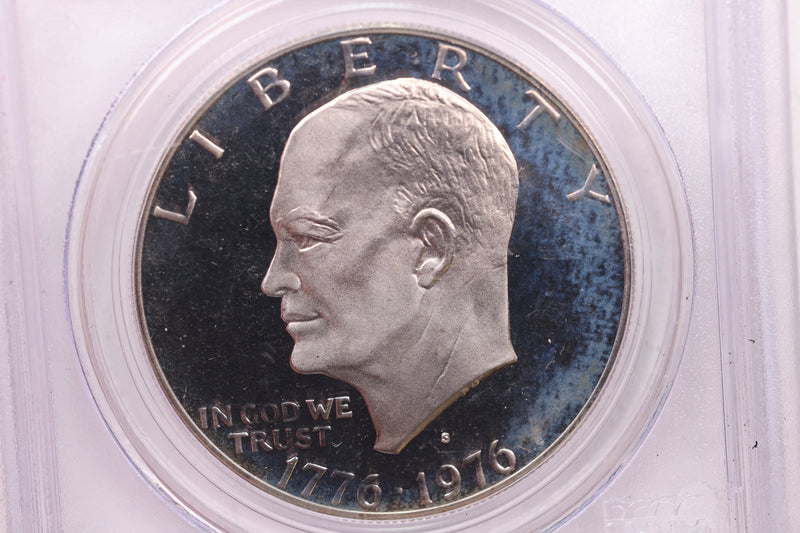 1976-S  Eisenhower Dollar., Type-2., PCGS Graded., Store