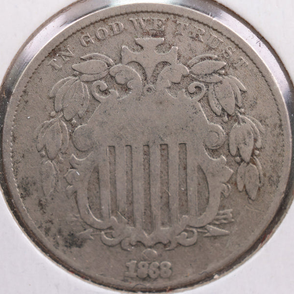 1868 Shield Nickel, Good Circulated Coin, Store #NL035