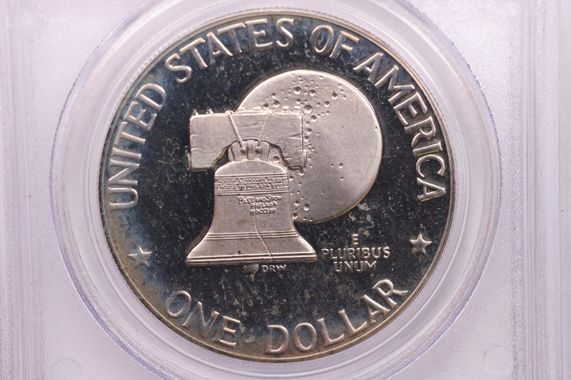 1976-S  Eisenhower Dollar., Type-2., PCGS Graded., Store