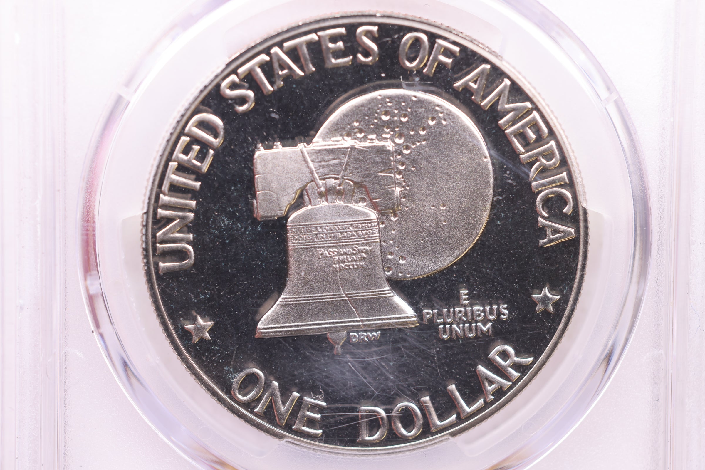 1976-S Eisenhower Clad Dollar, Type 2, PCGS PR69DCAM, Store #GDR0245