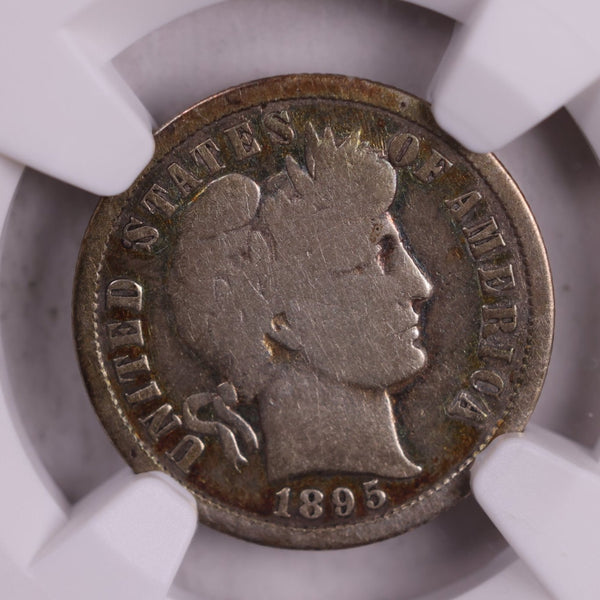 1895-S Barber Silver Dime., NGC Certified; Good-6., Store #9086.