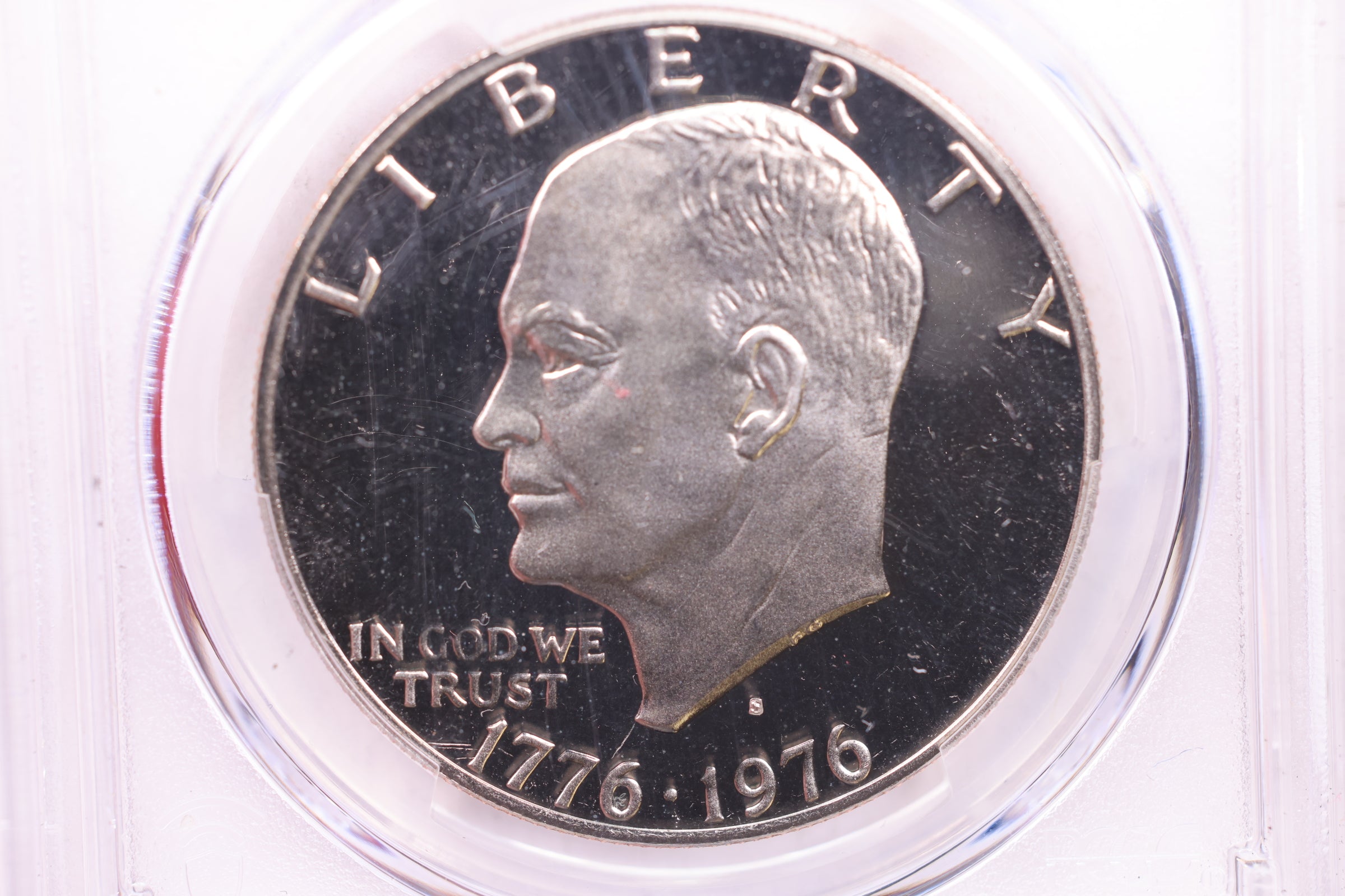 1976-S Eisenhower Clad Dollar, Type 2, PCGS PR69DCAM, Store #GDR0245
