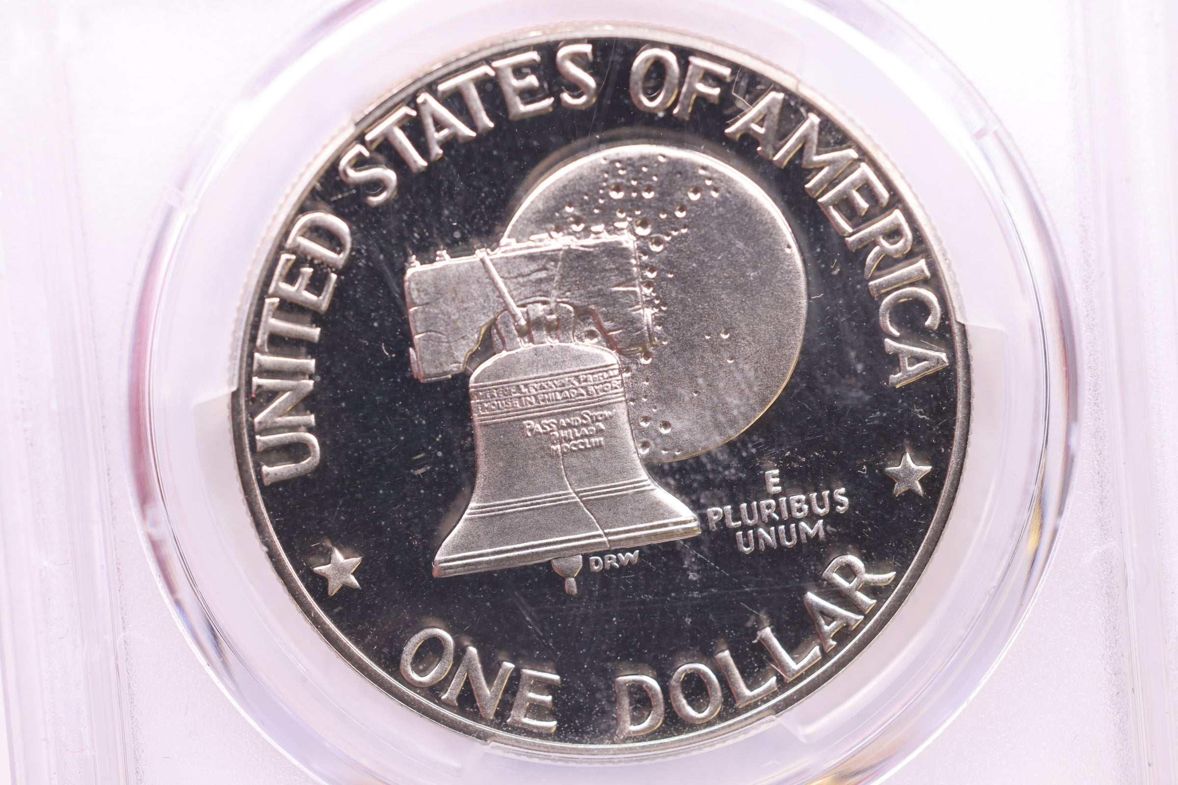 1976-S Eisenhower Clad Dollar, Type 2, PCGS PR69DCAM, Store #GDR0245
