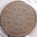 1882 Shield Nickel, Very Good Circulated Coin, Store