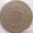 1883 Shield Nickel, Fine Circulated Coin, Store