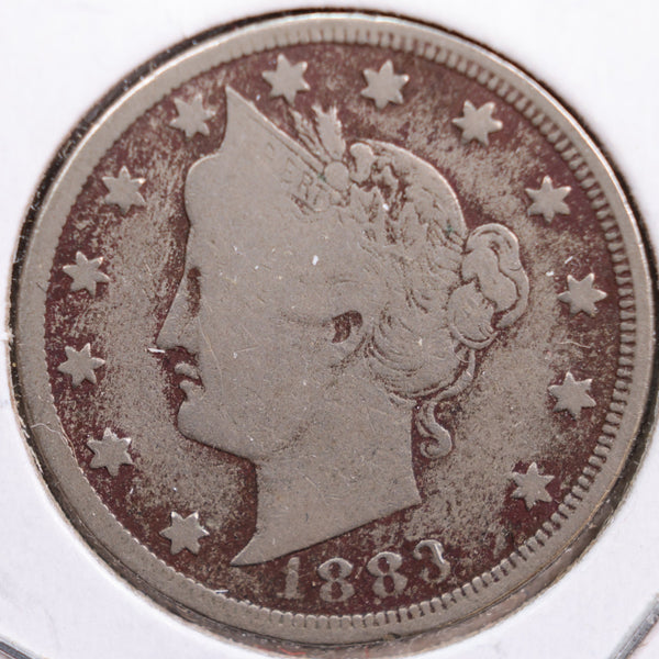 1883 Liberty Nickel, Very Good Circulated Coin, Store #NL043