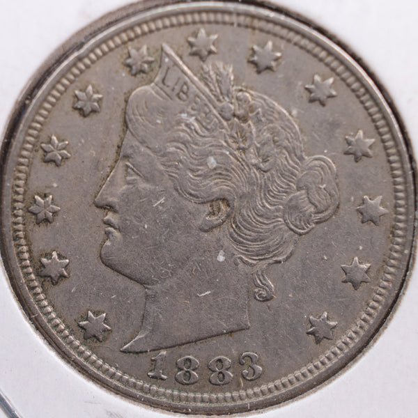 1883 Liberty Nickel, Extra Fine+ Circulated Coin, Store #NL044
