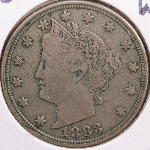 1883 Liberty Nickel, Very Fine Circulated Coin, Store #NL048