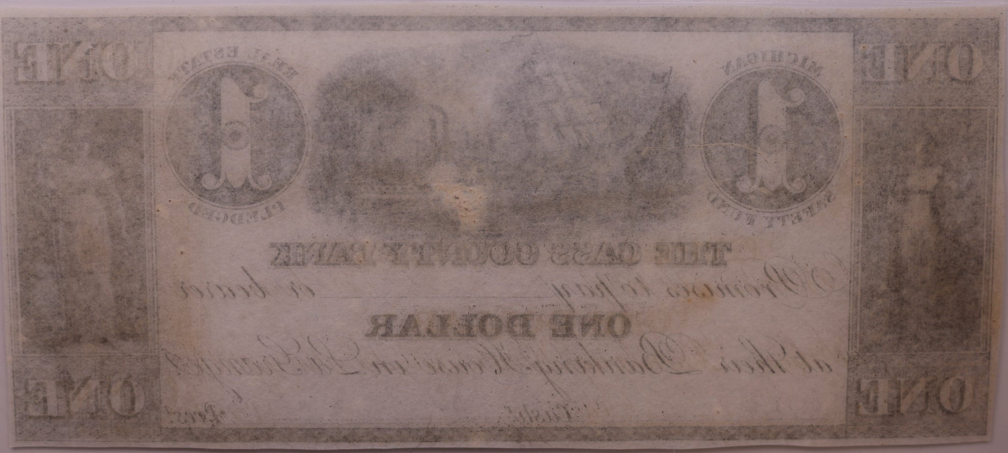 1850s $1 ND Remainder-La Grange, MI, Lee LAG-1-1, PCGS Choice UNC-64, STORE #GMI175