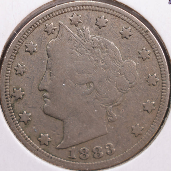 1883 Liberty Nickel, Fine Circulated Coin, Store #NL052