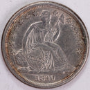 1840-O Seated Liberty Silver Dime, Abt Uncirc+ Circulated Coin, Store