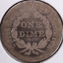 1841 Seated Liberty Silver Dime, Good Circulated Coin, Store