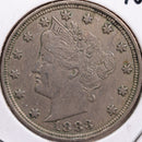 1883 Liberty Nickel, Abt Uncirculated Coin, Store
